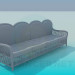 3D Modell Sofa - Vorschau