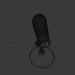 3d Vintage microphone - retro - Retro microphone model buy - render