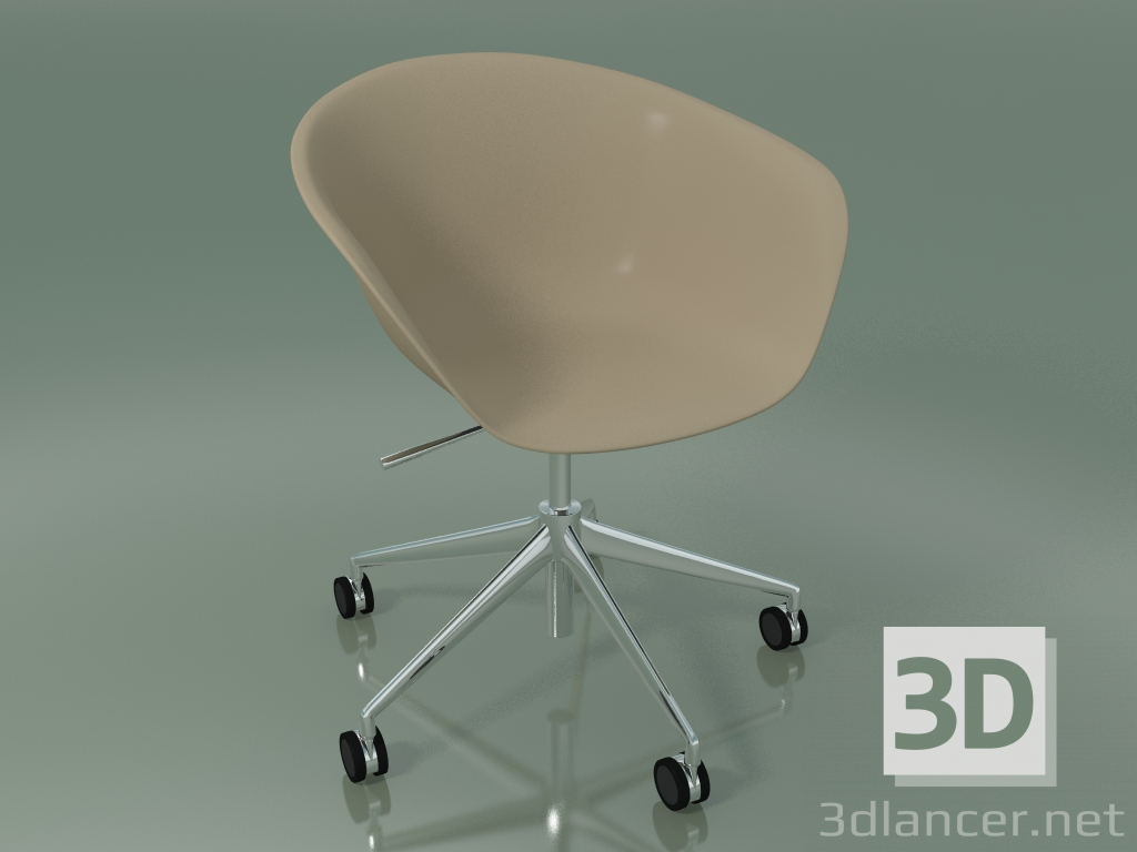 3D modeli Sandalye 4209 (5 tekerlekli, döner, PP0004) - önizleme