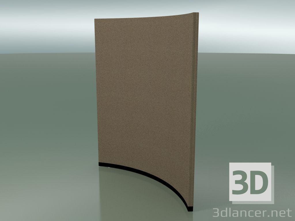 3d model Panel curvo 6405 (132.5 cm, 72 °, D 100 cm, sólido) - vista previa