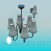 3d model Set the chandelier and wall brackets - preview