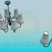 3d model Set the chandelier and wall brackets - preview