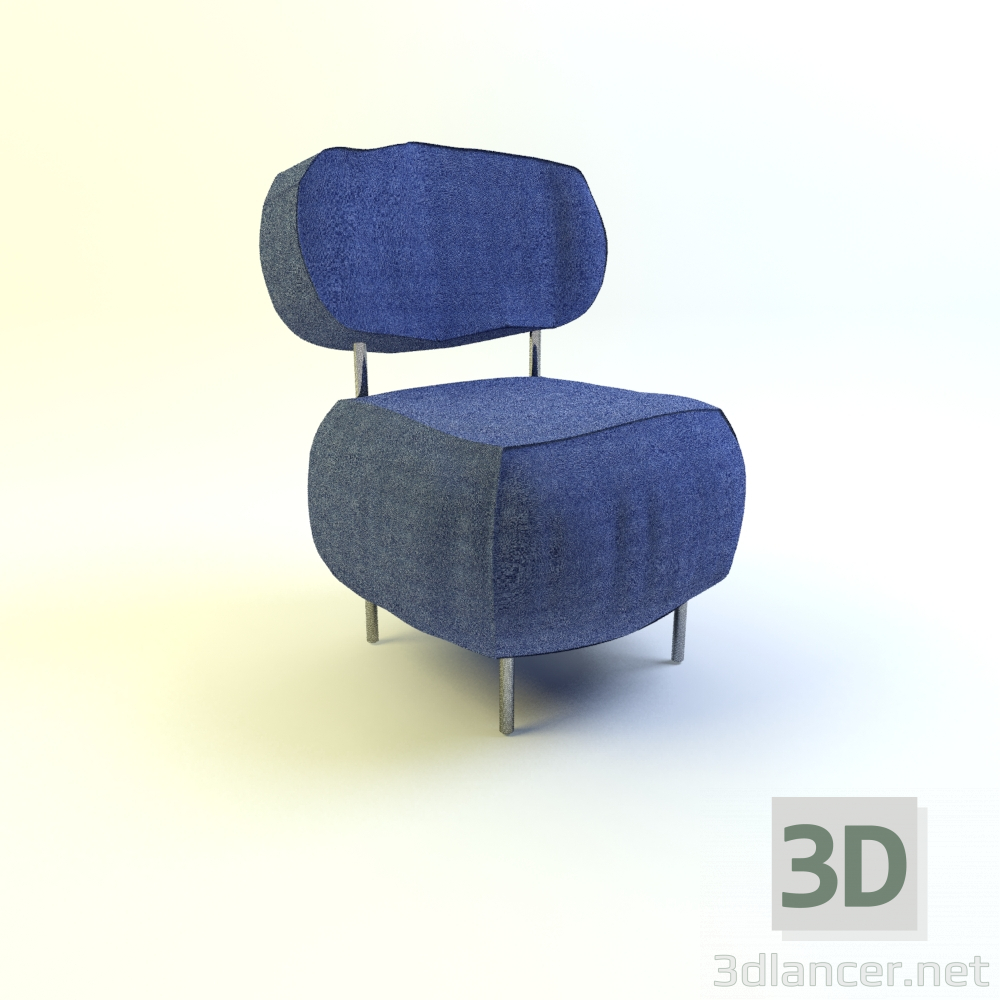 modello 3D di Poltrona comprare - rendering