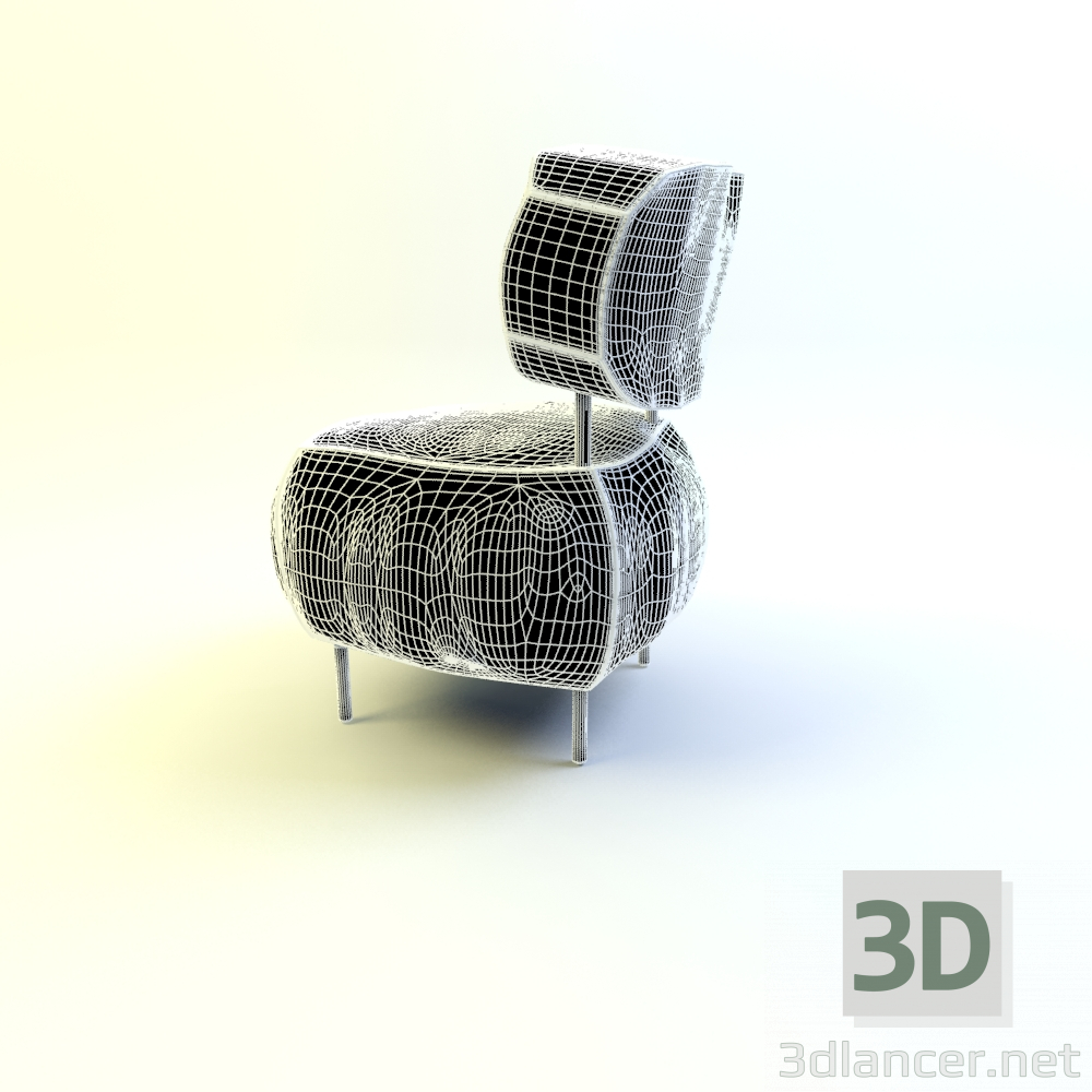 modello 3D di Poltrona comprare - rendering