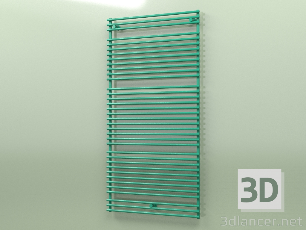 3d model Heated towel rail - Santorini (SAN 18 900 mm, RAL - 6016) - preview