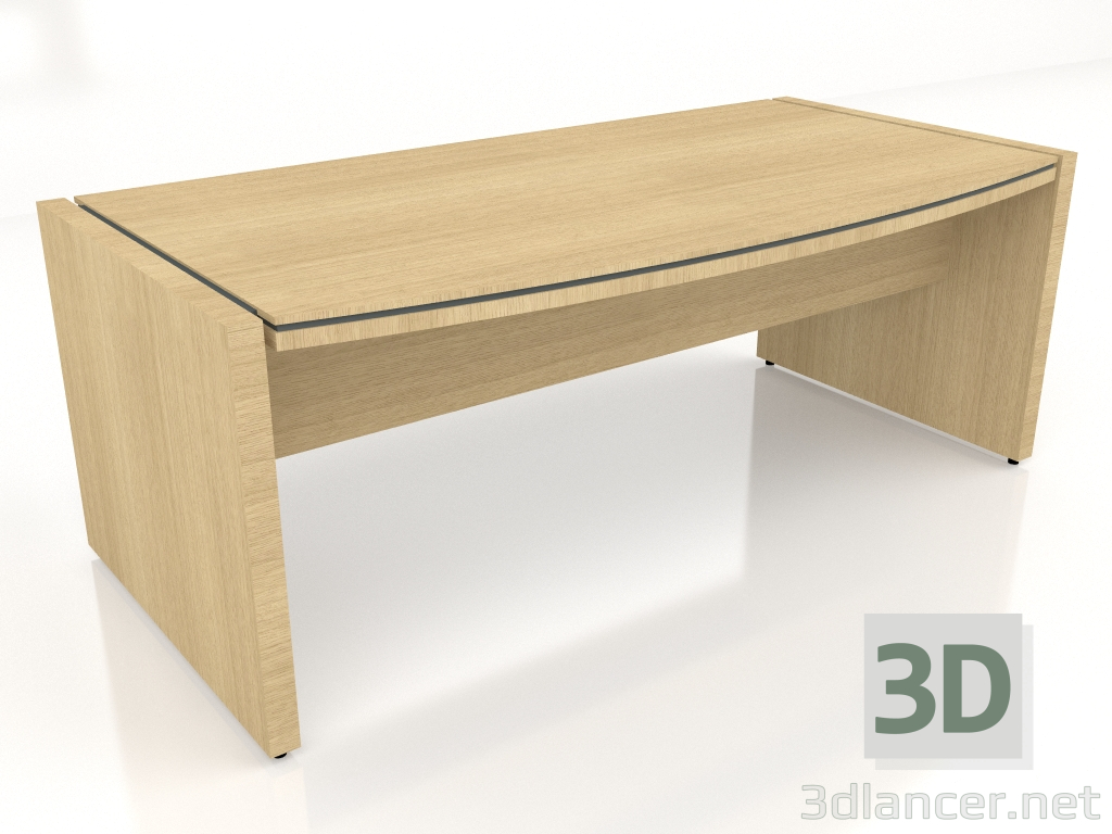 3d model Mesa de trabajo Estado X01 (2000x900) - vista previa