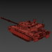 3d Challenger 2 Lego Tank model buy - render