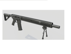 Comprend 4 AR-15 DMR (Max-poly à Low-poly)