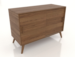 Chest of drawers 2 1200x500 mm (light walnut)