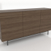 modèle 3D Commode 1 1600 mm (frêne éclairci noyer) - preview