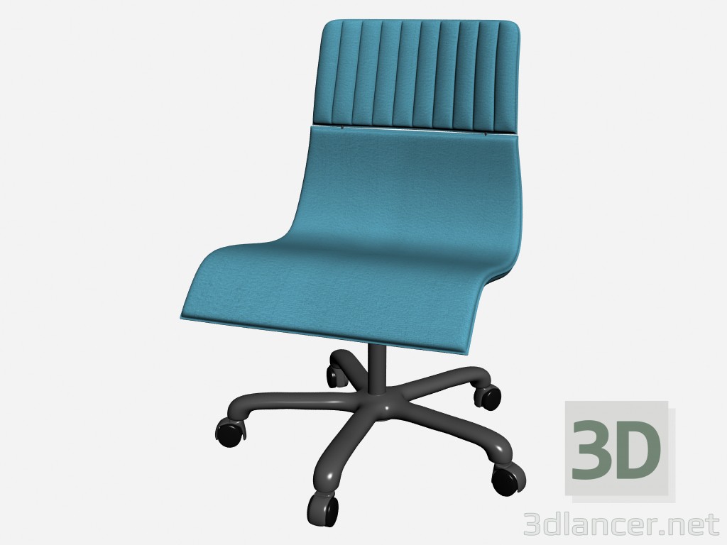 3d model Silla de oficina sin brazos ufficio Herman - vista previa