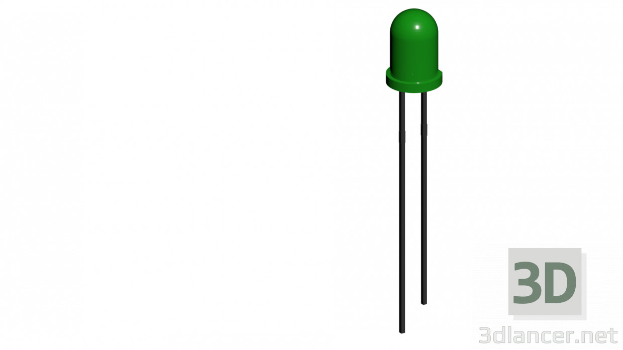 3D Modell Leuchtdiode - Vorschau