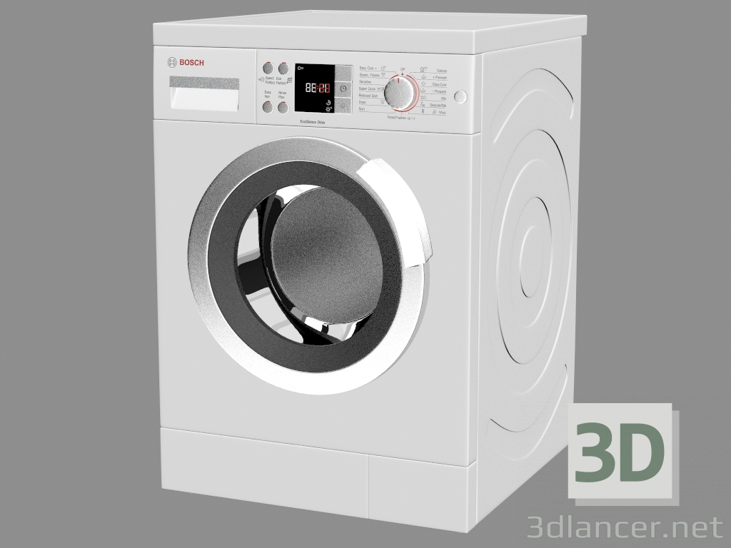 3d model Lavadora WAS32440AU - vista previa