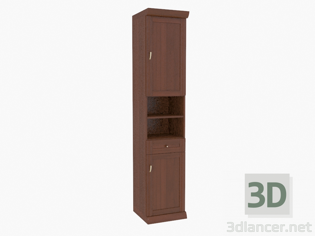 3d model El armario es estrecho (261-32) - vista previa