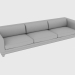 Modelo 3d Sofá CHOPIN CLASSICO SOFA (330X103XH75-100) - preview