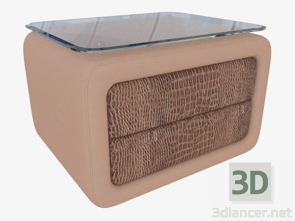 modello 3D Comodino - anteprima