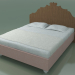 3d model Cama doble (80 E, natural) - vista previa