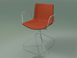 Chair 0460 (swivel, with armrests, with front trim, polypropylene PO00109)