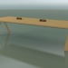 Modelo 3d Mesa com bancada de escritório 5010 (H 74 - 320 x 120 cm, carvalho natural, composição 2) - preview