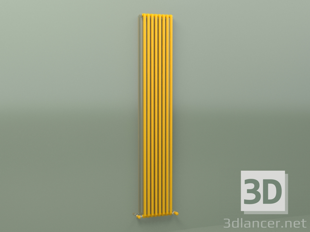 modello 3D Radiatore SAX (H 2000 8 EL, giallo melone - RAL 1028) - anteprima