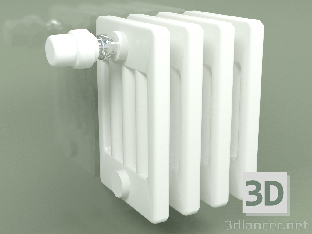 3d model Radiador Delta Laserline (DL5, H 265 mm, RAL - 9016) - vista previa