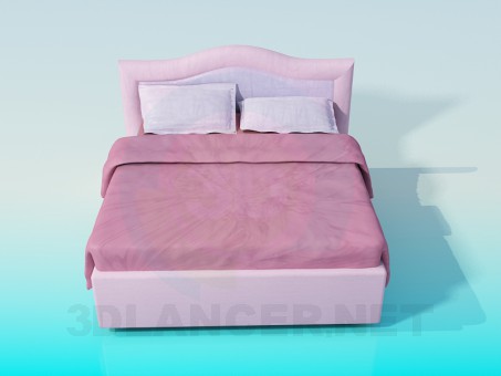 3d model Cama - vista previa