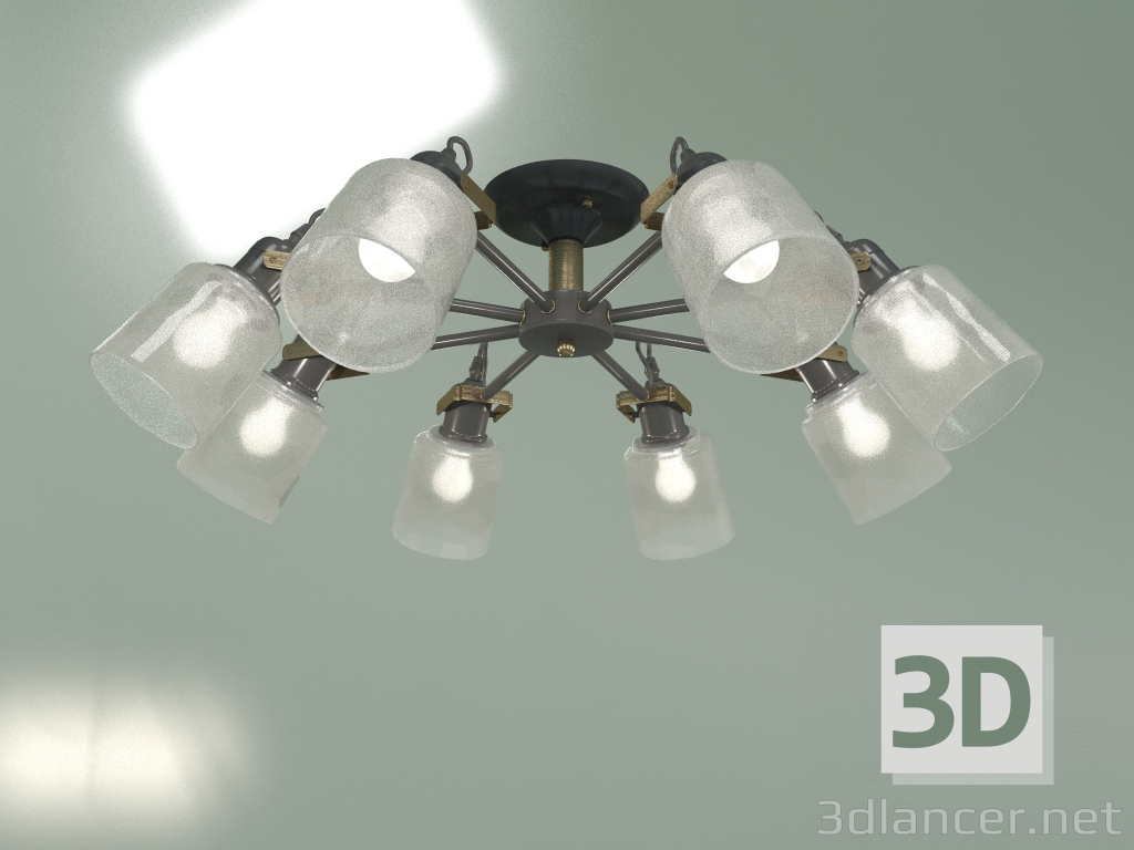 3d model Ceiling chandelier Astor 70111-8 (black) - preview