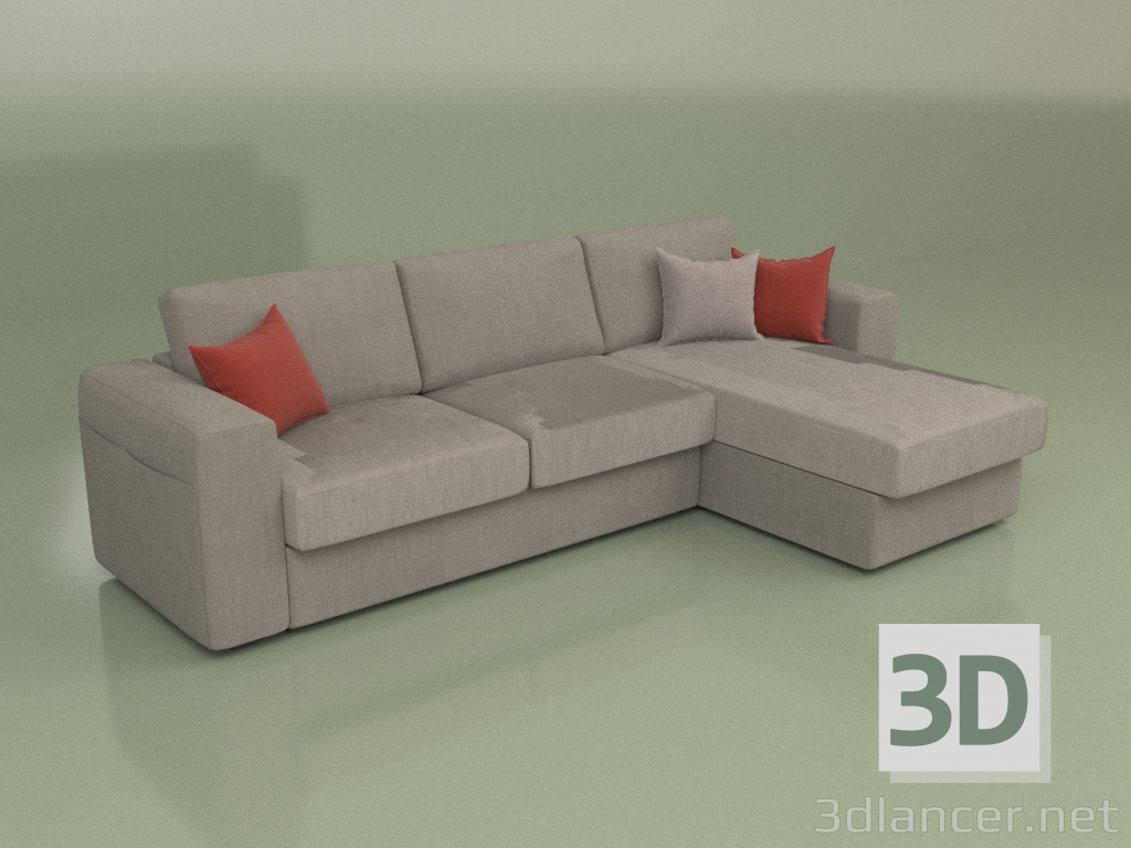 Modelo 3d Sofá Moderno - preview