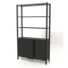 3d model Rack ST 05 (1000x300x1725, wood black) - preview