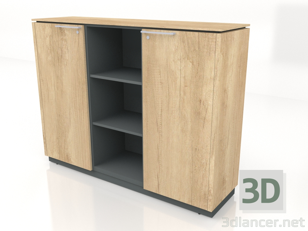 3d model Semi-bookcase Status X3679 (1520x421x1167) - preview