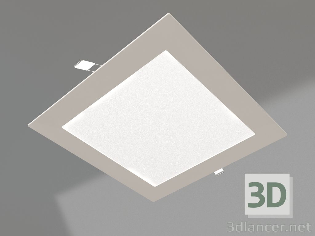 3d model Lamp DL-172x172M-15W White - preview