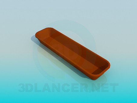 3d model Trough - preview