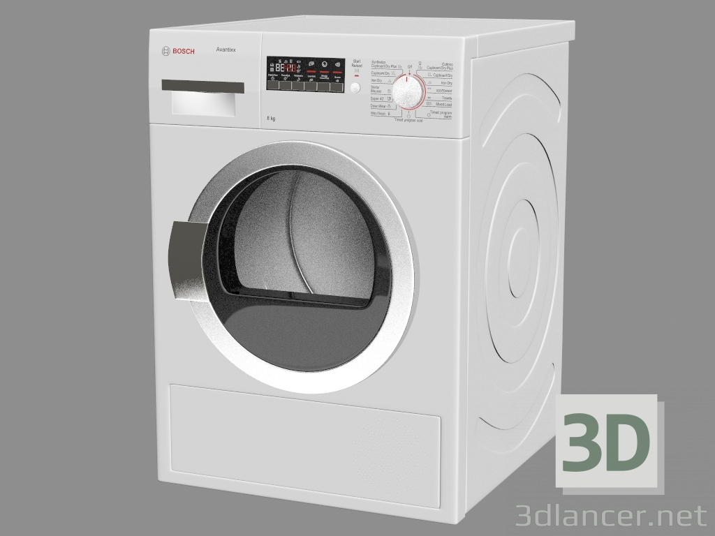 3d model Cámara de secado WTW86200AU - vista previa