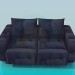 3D Modell Sofa - Vorschau