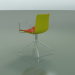 3d model Chair 0460 (swivel, with armrests, with front trim, polypropylene PO00118) - preview