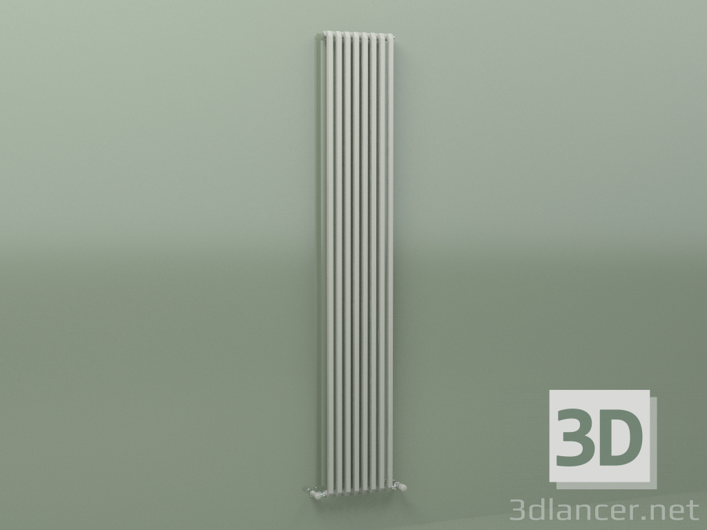 modello 3D Radiatore SAX (H 2000 8 EL, grigio Manhattan) - anteprima