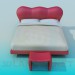 3d model Cama - vista previa