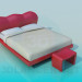 3d model Cama - vista previa