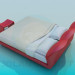 3d model Cama - vista previa