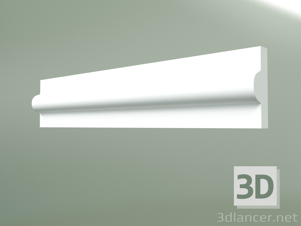 3d model Plaster molding MT158 - preview