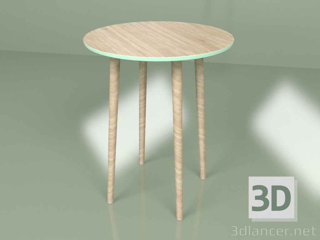 3d model Table Satellite mini veneer (sea wave) - preview