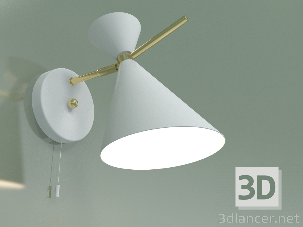 Modelo 3d Spot Apart 70114-1 (branco) - preview