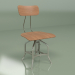 3d model Chair Toledo (brown, nickel) - preview