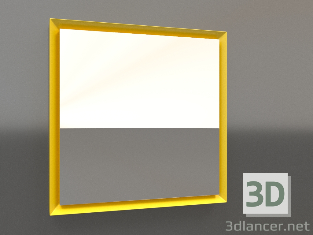 3d model Mirror ZL 21 (400x400, luminous yellow) - preview