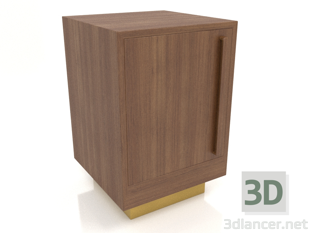 3d model Mesita de noche TM 04 (400x400x600, madera marrón claro) - vista previa