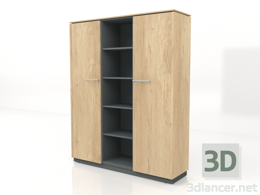 modello 3D Semilibreria Stato X5679 (1520x421x1871) - anteprima