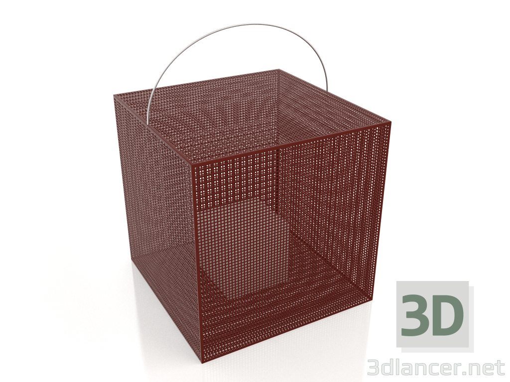 3d model Caja de velas 3 (Vino tinto) - vista previa