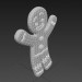 modèle 3D de Gingerbread Man acheter - rendu