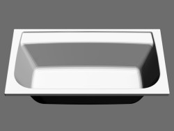 Rectangular bath Praktik N (160x85, left)