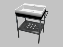 Lavabo montado sobre la mesa con consola - 60х50 cm Termisto (CDTS6U6S)